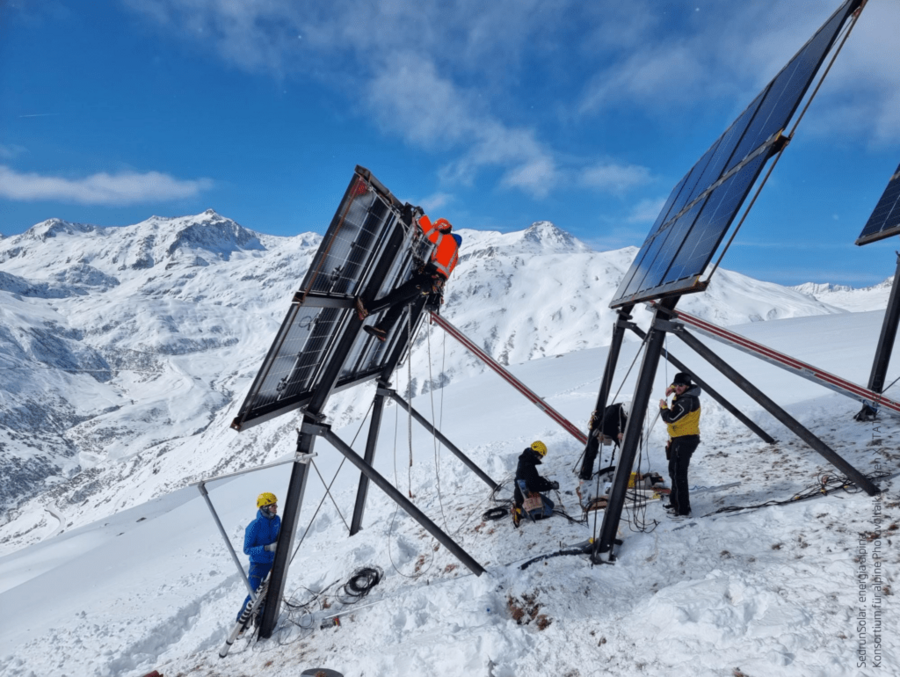 Sensor installation during Winter