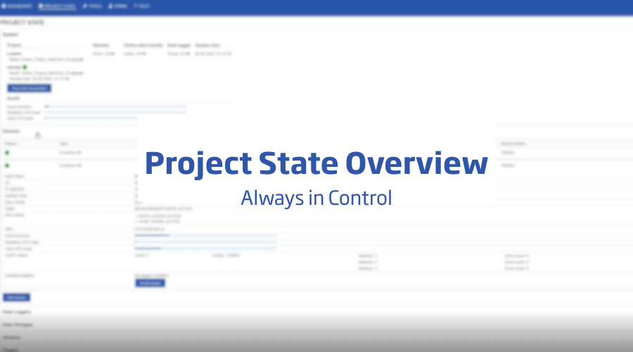 Project State Overview – Real-time Visibility and Control with GI.bench